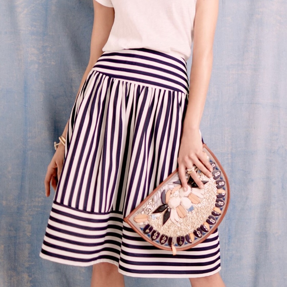 Anthropologie High Seas Skirt by Maeve